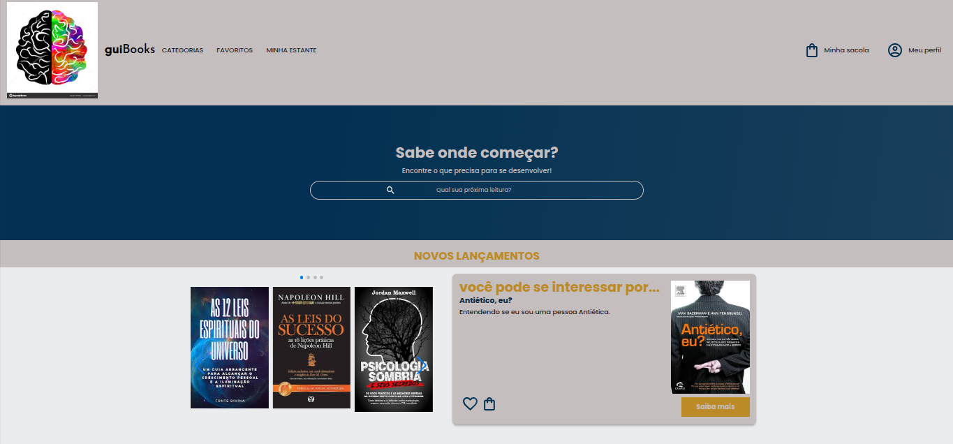 Imagem do projeto de biblioteca virtual